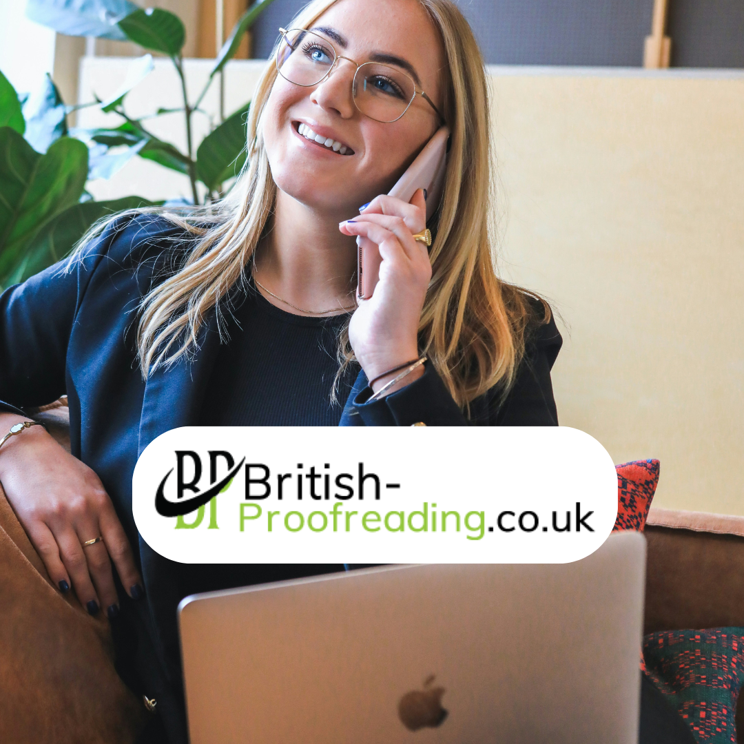 Woman doing book editing