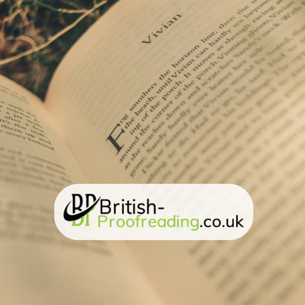 Professional book editor reviewing fiction and non-fiction manuscripts on a desk