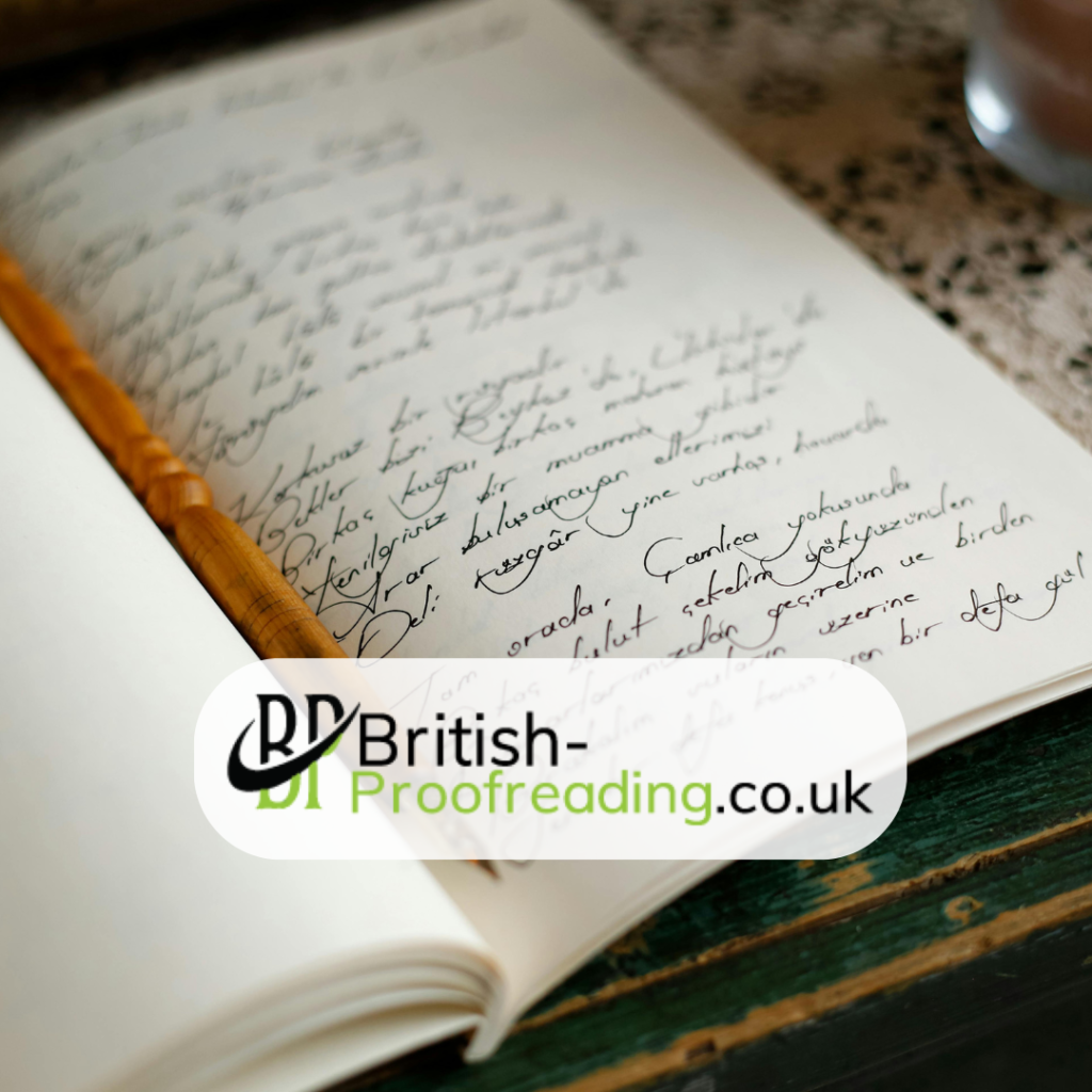 Memoir editors UK reviewing and editing an author’s memoir manuscript
