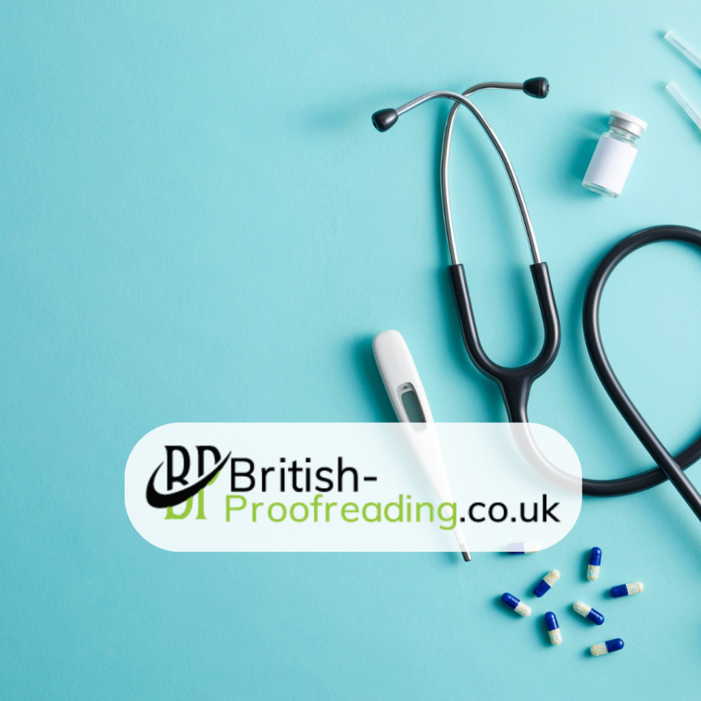 Nursing thesis editor UK reviewing a doctoral nursing research thesis for clarity and academic quality