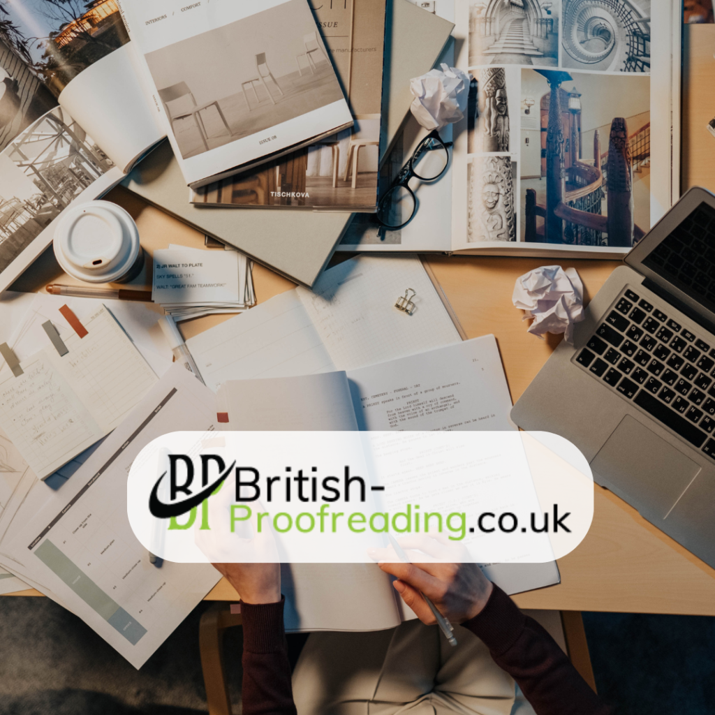Manuscript editing services UK with a professional book editor reviewing an author’s manuscript before publication